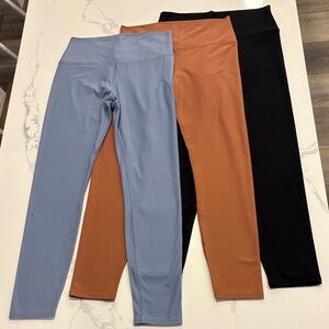 RSQ Legging Bundle ~ All X-Large ~ Blue, Salmon & Black